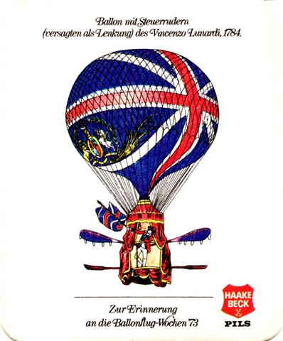 bremen hb-hb haake ballon 3a (recht215-ballon mit steuerrudern 1784)